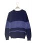 SUPREME (シュプリーム) TonalStripe CrewneckSweater ネイビー×ブルー サイズ:M：8000円