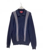 SUPREMEシュプリーム）の古着「Polo Cardigan Sweater」｜ネイビー