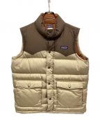 Patagoniaパタゴニア）の古着「Slingshot Down Vest」｜ベージュ