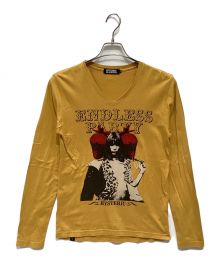 Hysteric Glamour（ヒステリックグラマー）の古着「ロングスリーブカットソー」｜イエロー