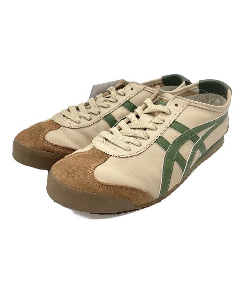 Onitsuka Tiger（オニツカタイガー）Onitsuka Tiger (オニツカタイガー) スニーカー ベージュ×グリーン サイズ:26.5 未使用品の古着・服飾アイテム