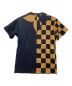 中古・古着 LOUIS VUITTON (ルイ ヴィトン) 半袖Tシャツ ネイビー×ブラウン サイズ:M：50000円