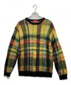 SUPREMEシュプリーム）の古着「Brushed Plaid Sweater」｜イエロー