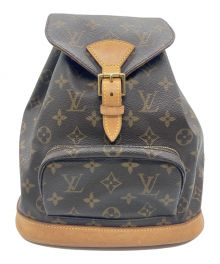 LOUIS VUITTON（ルイ ヴィトン）の古着「リュック　ミニモンスリ　」｜ブラウン