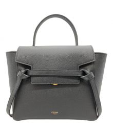 CELINE（セリーヌ）の古着「ショルダーバッグ　ナノベルトバッグ」｜ブラック