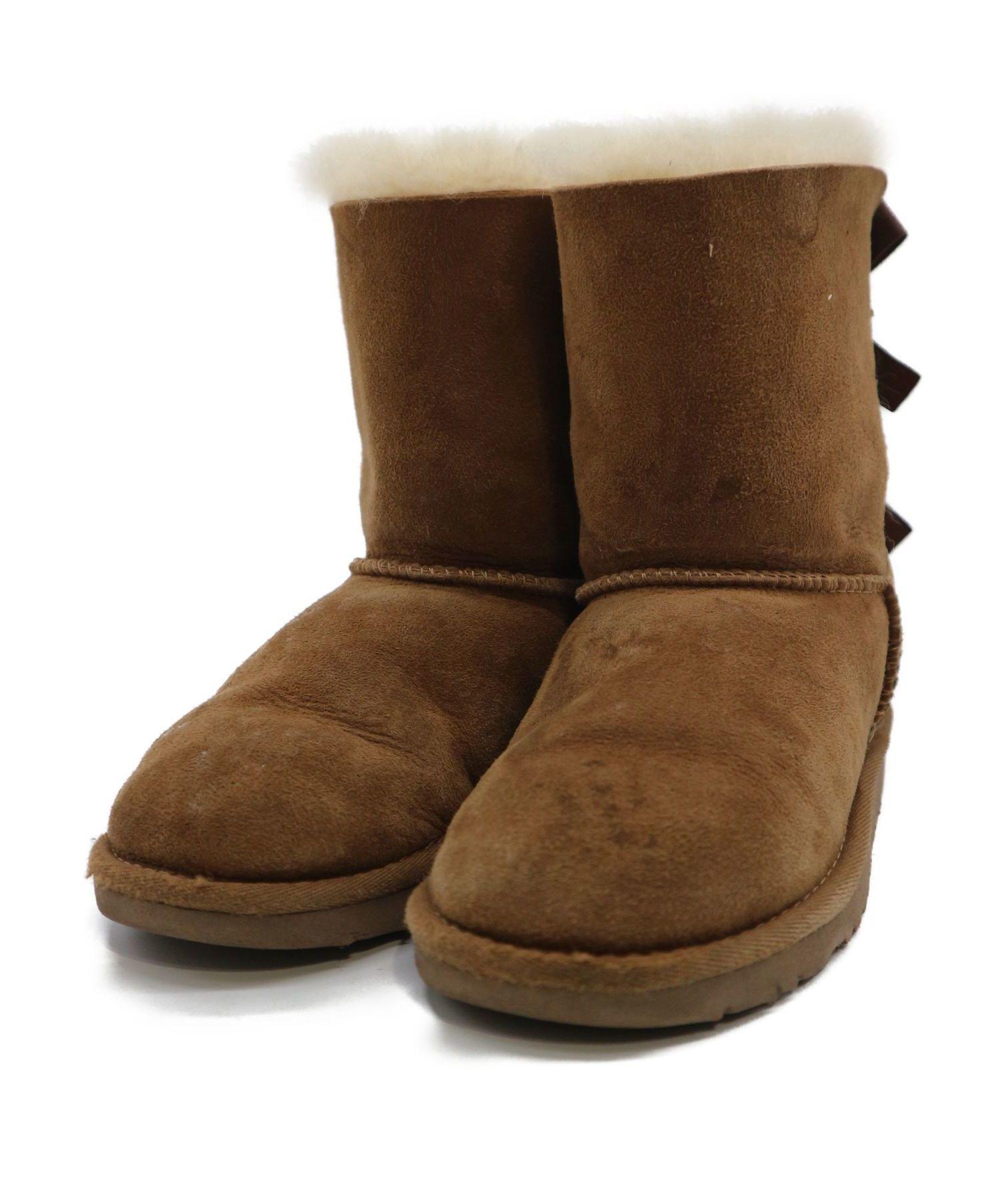 中古 古着通販 Ugg アグ ムートンブーツ ベージュ サイズ 19 5cm