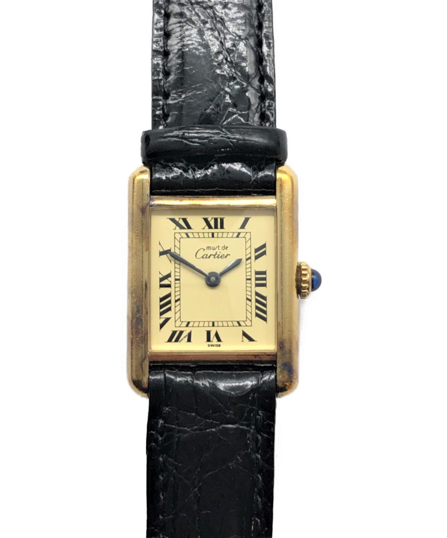 中古 古着通販 Cartier カルティエ マストタンク ヴェルメイユ サイズ マストタンク 自動巻き ブランド 古着通販 トレファク公式 Trefac Fashion