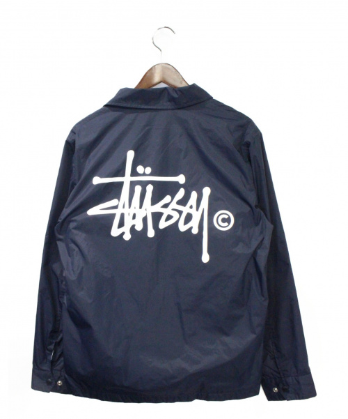 中古・古着通販】stussy (ステューシー) コーチジャケット ブラック