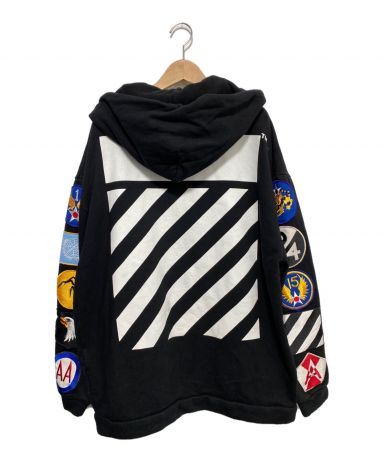 【中古・古着通販】OFFWHITE (オフホワイト) Patch Zip Hoodie ...