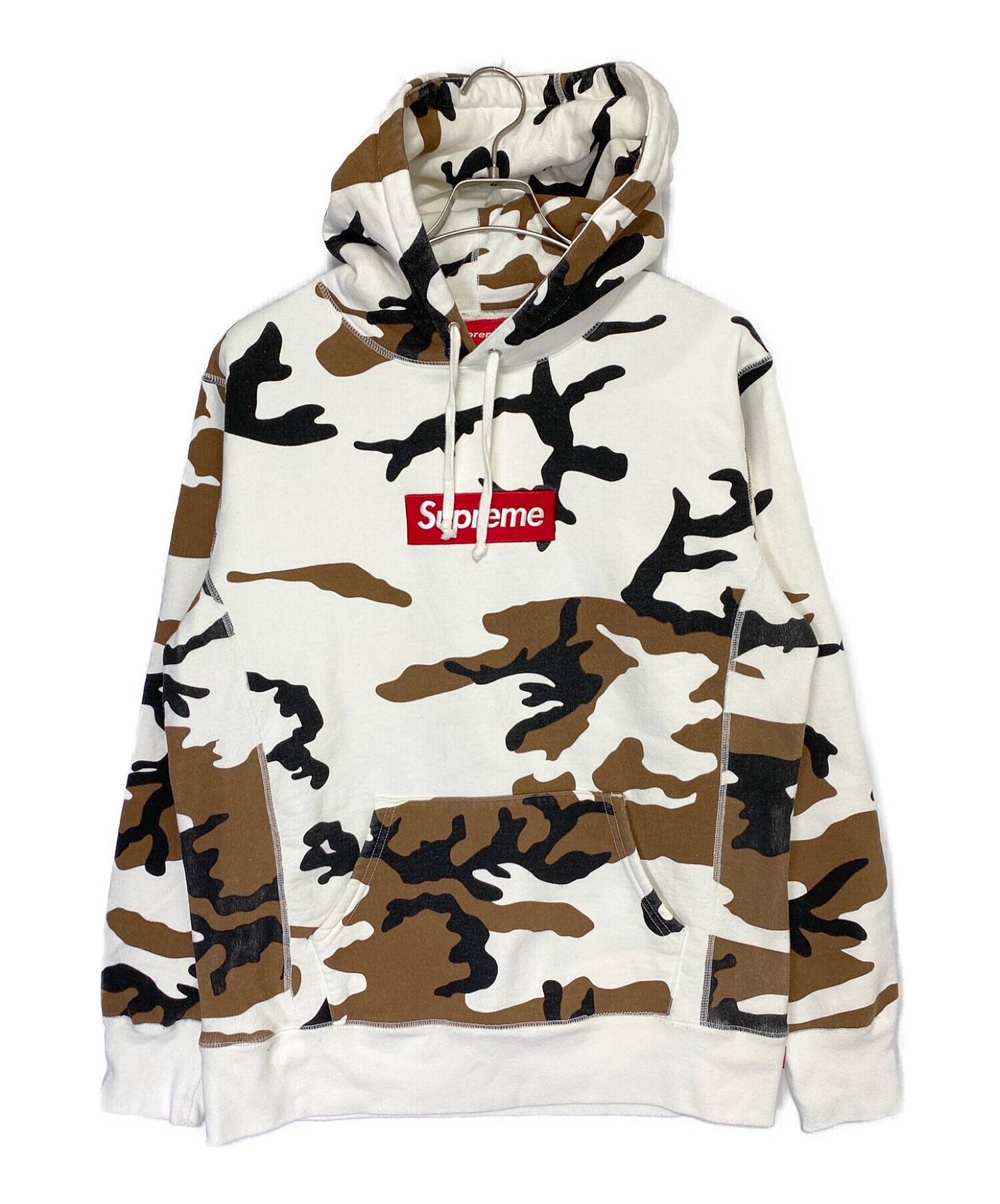 リアル Hooded Logo - Supreme Box Logo www.onkajans.com Camo L