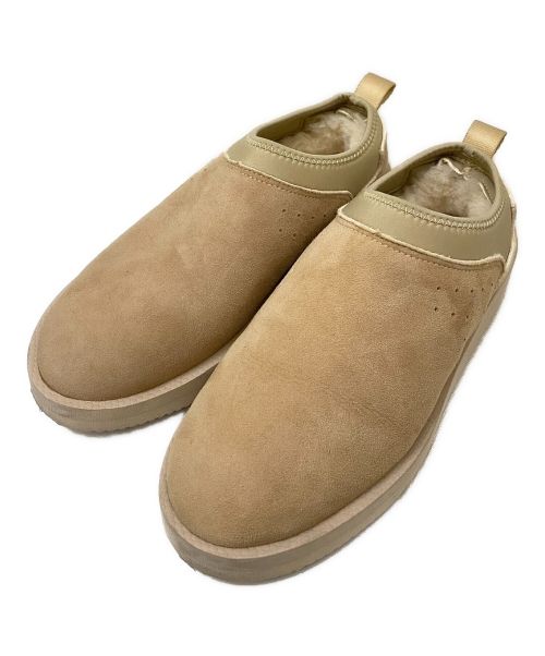 suicoke（スイコック）suicoke (スイコック) ムートンスリッポン ベージュ サイズ:25cmの古着・服飾アイテム