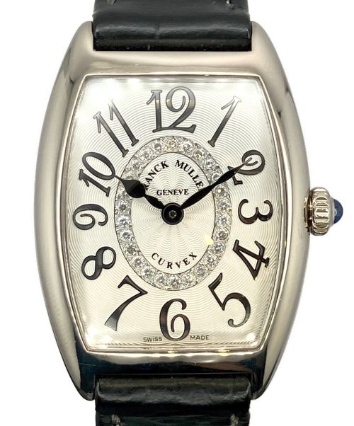 FRANCK MULLER（フランクミュラー）FRANCK MULLER (フランクミュラー) トノウ カーベックス K18WG/ダイヤ サイズ:24の古着・服飾アイテム