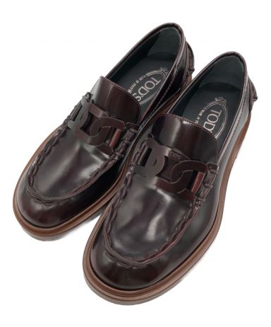 【中古・古着通販】TOD'S (トッズ) ローファー ブラウン サイズ:35 1