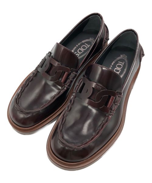 中古・古着通販】TOD'S (トッズ) ローファー ブラウン サイズ:35 1/2