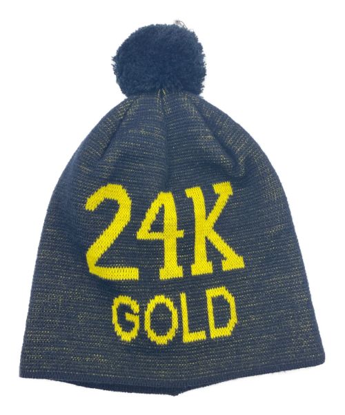 SUPREME（シュプリーム）SUPREME (シュプリーム) 24K Gold Beanie ブラック×イエロー サイズ:-の古着・服飾アイテム