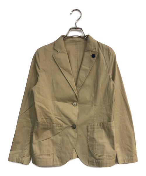 LARDINI（ラルディーニ）LARDINI (ラルディーニ) テーラードジャケット ベージュ サイズ:40の古着・服飾アイテム