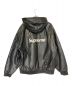 SUPREME (シュプリーム) NIKE (ナイキ) Leather Anorak ブラック サイズ:M：59800円