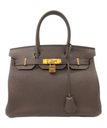 HERMES（エルメス）の古着「バーキン 30/ゴールド金具/トゴ/ダークブラウン/Y刻印」｜ダークブラウン