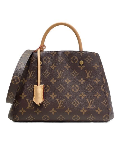 LOUIS VUITTON（ルイ ヴィトン）LOUIS VUITTON (ルイ ヴィトン) モンテーニュBB/ハンドバッグ ブラウンの古着・服飾アイテム