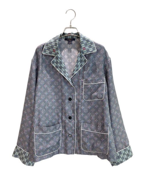 LOUIS VUITTON（ルイ ヴィトン）LOUIS VUITTON (ルイ ヴィトン) ヴァージル シルク ボタン パジャマ シャツ マルチカラー サイズ:34の古着・服飾アイテム