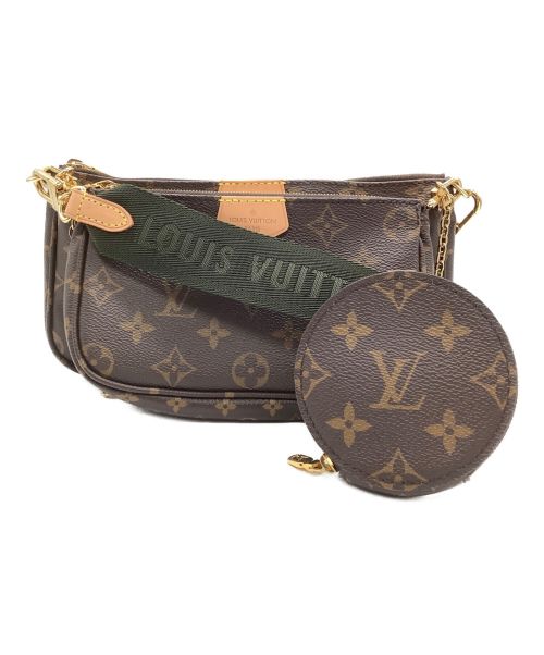 LOUIS VUITTON（ルイ ヴィトン）LOUIS VUITTON (ルイ ヴィトン) ミュルティポシェットアクセソワール ブラウンの古着・服飾アイテム