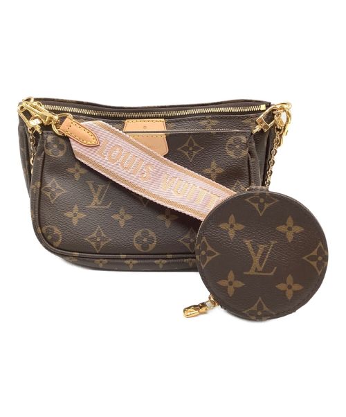 LOUIS VUITTON（ルイ ヴィトン）LOUIS VUITTON (ルイ ヴィトン) ミュルティ・ポシェットアクセソワール ブラウンの古着・服飾アイテム