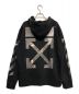 OFFWHITE（オフホワイト）の古着「CARAVAGGIO ARROWS HOODIE」｜ブラック