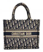 Christian Diorクリスチャン ディオール）の古着「ブックトートスモールバッグ」｜アイボリー×ネイビー