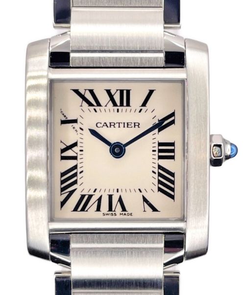 Cartier（カルティエ）Cartier (カルティエ) タンクフランセーズ SM アイボリー サイズ:SMの古着・服飾アイテム