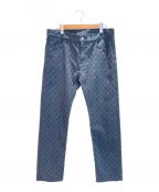 LOUIS VUITTONルイ ヴィトン）の古着「Monogram Slim Jeans」｜ネイビー