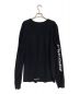 CHROME HEARTS (クロムハーツ) Neck Logo L／S Tee ブラック サイズ:SIZE L：22800円