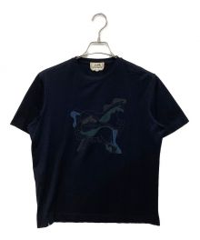 HERMES（エルメス）の古着「Tシャツ」｜ネイビー