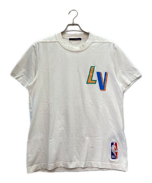 LOUIS VUITTON（ルイ ヴィトン）LOUIS VUITTON (ルイ ヴィトン) NBA レタープリントTシャツ ホワイト サイズ:Sの古着・服飾アイテム