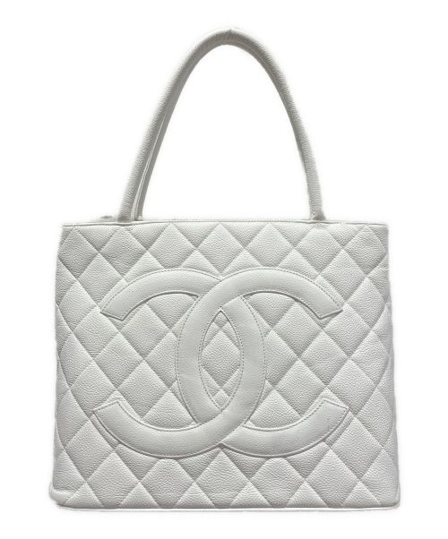 CHANEL（シャネル）CHANEL (シャネル) 復刻トートバッグ ホワイトの古着・服飾アイテム