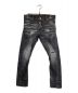 DSQUARED2（ディースクエアード）の古着「Sexy Twist Jean」｜ブラック