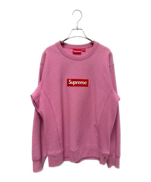 SUPREME（シュプリーム）SUPREME (シュプリーム) BOX LOGO SWEATSHIRT ピンク サイズ:Lの古着・服飾アイテム