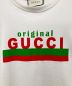 中古・古着 GUCCI (グッチ) オリジナル GUCCI プリント オーバーサイズ Tシャツ アイボリー サイズ:M：38000円