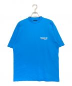 BALENCIAGAバレンシアガ）の古着「プリントロゴTシャツ」｜ブルー