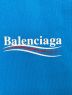 中古・古着 BALENCIAGA (バレンシアガ) プリントロゴTシャツ ブルー サイズ:XXS：40000円