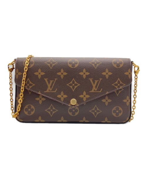 LOUIS VUITTON（ルイ ヴィトン）LOUIS VUITTON (ルイ ヴィトン) ポシェットフェリシー/ショルダーポーチ ブラウン サイズ:-の古着・服飾アイテム