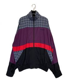 BALENCIAGA（バレンシアガ）の古着「Poplin Check Retro Panel Wind Jacket」｜マルチカラー