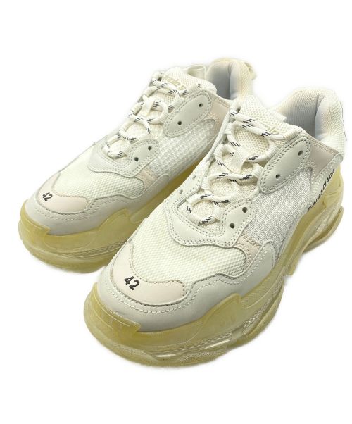 BALENCIAGA（バレンシアガ）BALENCIAGA (バレンシアガ) triple S ホワイト サイズ:42の古着・服飾アイテム