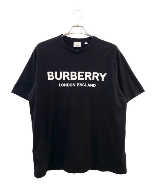 BURBERRY（バーバリー）BURBERRY (バーバリー) プリントTシャツ ブラック サイズ:Ｌの古着・服飾アイテム