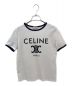 CELINE（セリーヌ）の古着「トリオンフリンガーTシャツ」｜ホワイト×ネイビー