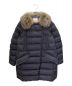 MONCLER（モンクレール）の古着「METRODORA/ファー付ダウンコート」｜ネイビー