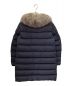 MONCLER (モンクレール) METRODORA/ファー付ダウンコート ネイビー サイズ:1：99800円