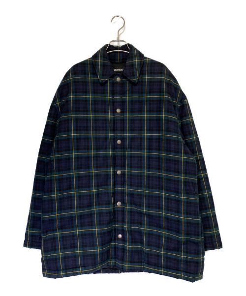 BALENCIAGA（バレンシアガ）BALENCIAGA (バレンシアガ) Logo Padedd Shirt ブラック サイズ:44の古着・服飾アイテム