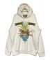 GUCCI（グッチ）の古着「TIGER HOODED SWEATSHIRT」｜ベージュ