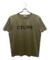 CELINE（セリーヌ）の古着「コットン ジャージー ルーズ Tシャツ 」｜カーキ