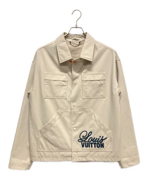 LOUIS VUITTON（ルイ ヴィトン）LOUIS VUITTON (ルイ ヴィトン) ワークウェアチョアコート ベージュ サイズ:46の古着・服飾アイテム